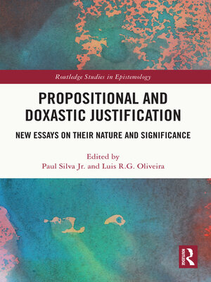 cover image of Propositional and Doxastic Justification